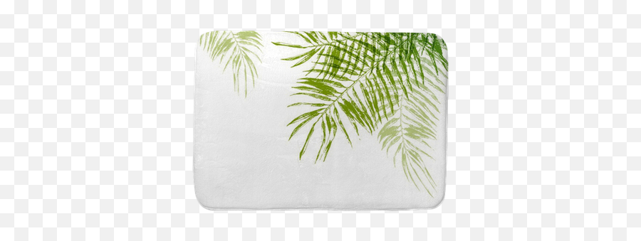 Hand Drawn Palm Tree Leaves Bath Mat U2022 Pixers We Live To Change - Background Png,Palm Tree Leaves Png