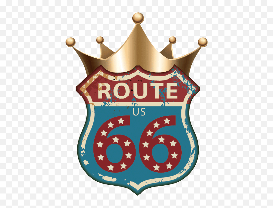 The Crown Of Route 66 Treacle Factory - Vintage Route 66 Sign Png,Route 66 Logo