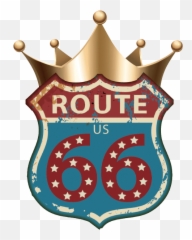 The Crown Of Route 66 Treacle Factory - Vintage Route 66 Sign Png,Route 66 Logo