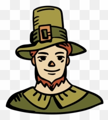 Hand Drawn Pilgrim Man - Transparent PNG u0026 SVG vector file Costume Hat