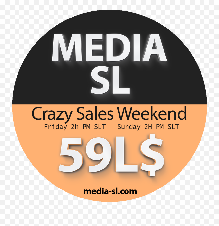 Crazy Sales Weekend Second Life Media - Slcom Language Png,Slink Hourglass Logo