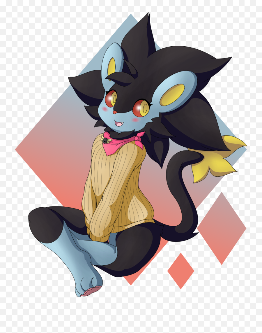 Momma Luxray Commission By Yorusagi - Fur Affinity Dot Net Fictional Character Png,Luxray Png