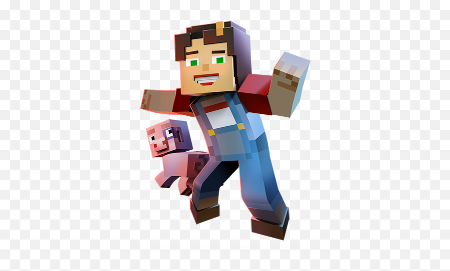 With A Team Of Friends - Fictional Character Png,Minecraft Story Mode Logo