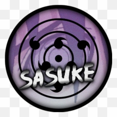 Sasuke Logo Rinnegan Style - png