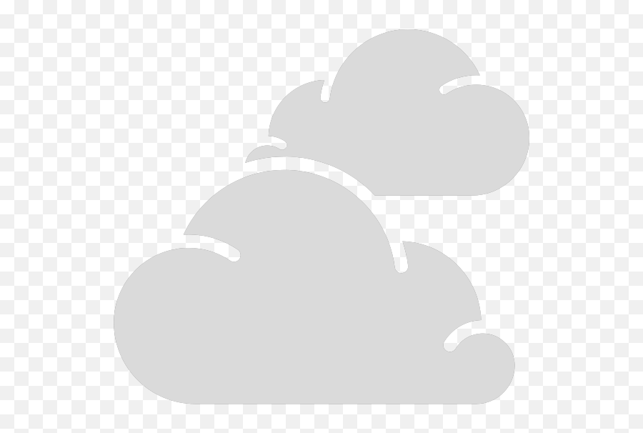 Simple Weather Icons Cloudy - Transparent Cloudy Weather Icon Png,Partly Cloudy Weather Icon
