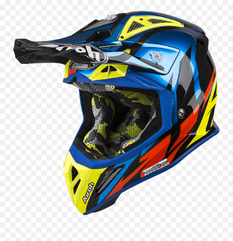 Airoh Mx Helmet Aviator 2 - Airoh Motocross Helmets Png,Blue Icon Motorcycle Helmet