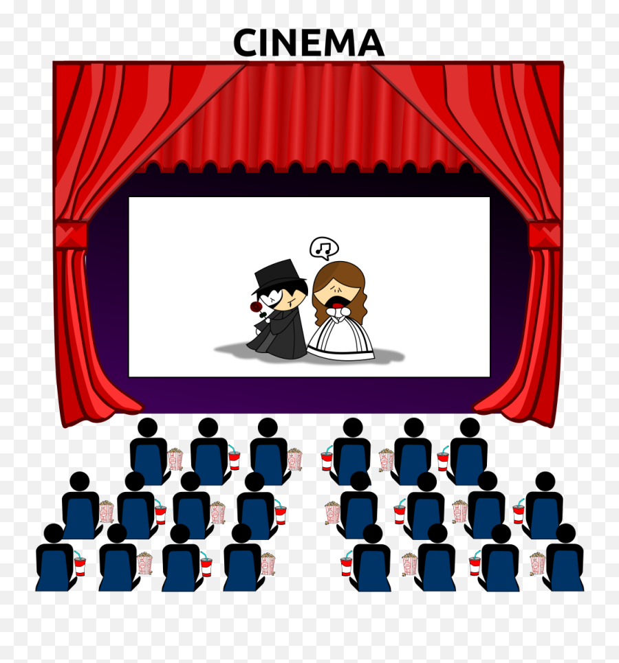 Movie Theater With An Audience - Theatre Clipart Png,Roswell Movie Theater Icon