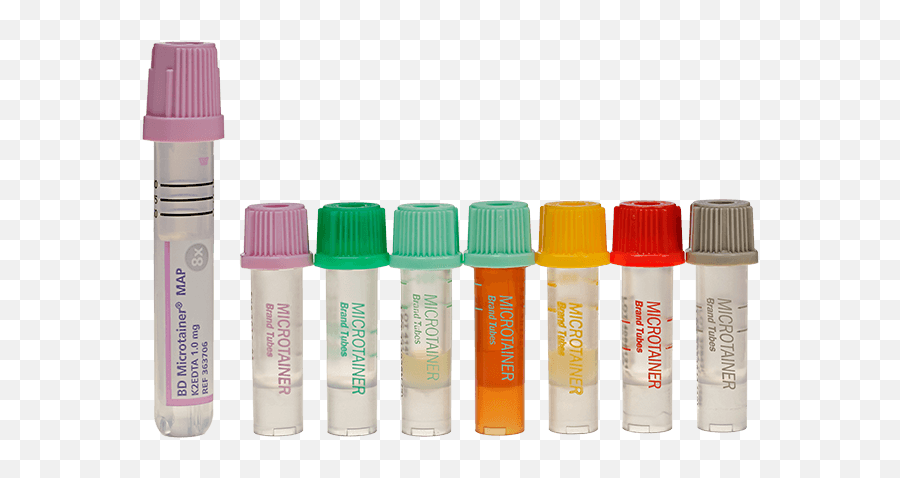 Bd Microtainer Blood Collection Tubes - Bd Bd Microtainer Png,Tubes Png
