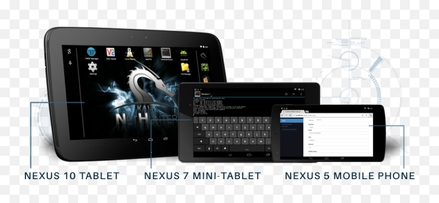 Kali Linux Nethunter - Kali Linux On Tablet Png,Kali Linux Logo