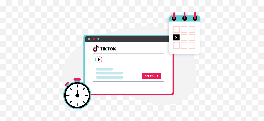 Tiktok Scheduling Tool - Socialpilot Screenshot Png,Tik Tok Png
