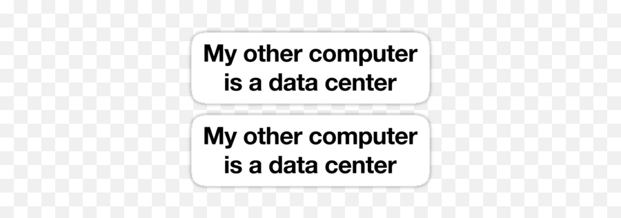 My Other Computer Is A Data Center Stickers And T - Shirts Dot Png,Inno Setup Icon