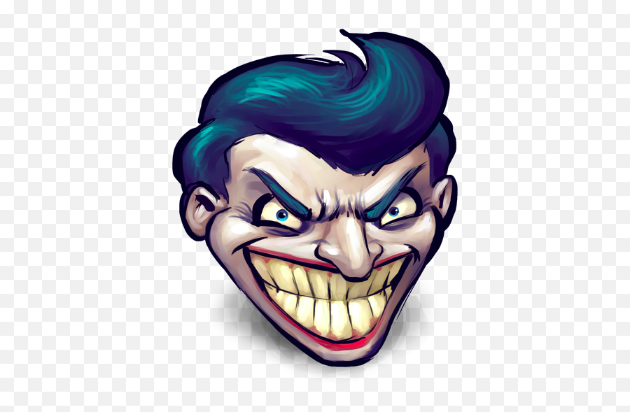 Joker Face Png 1 Image - Icono Joker,Joker Face Png