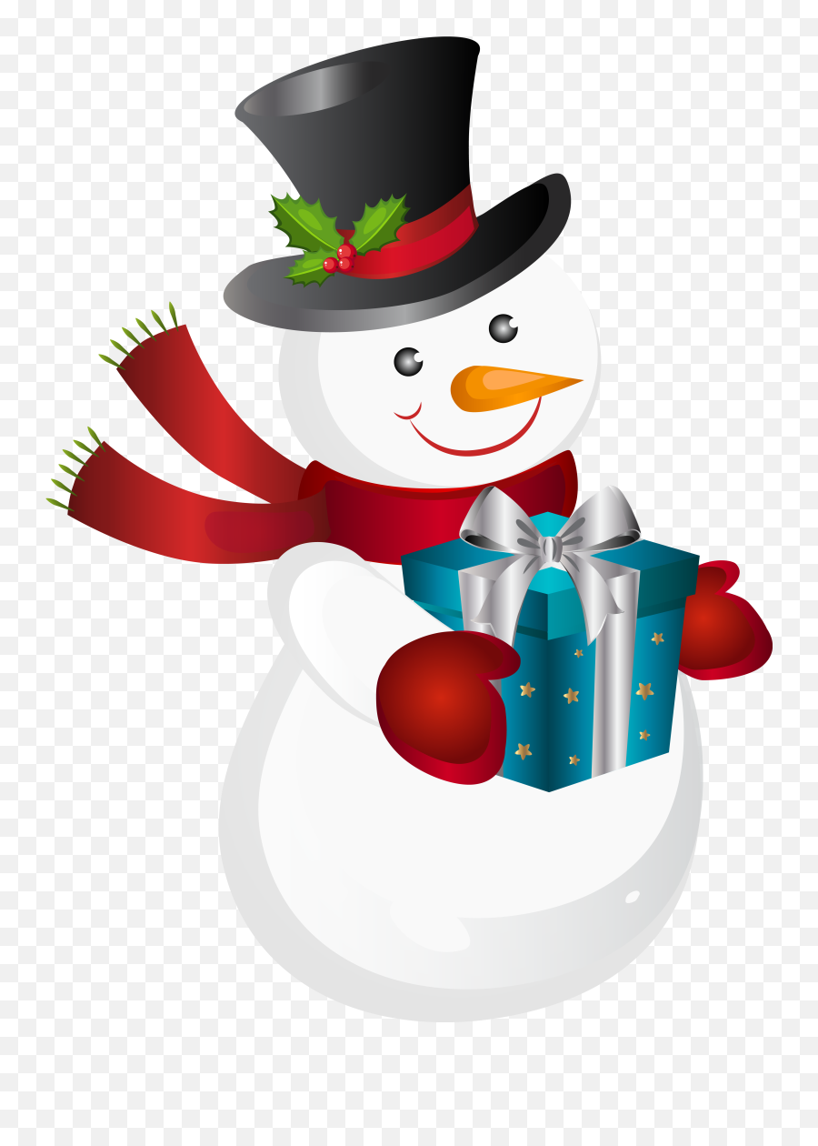 Christmas Snowman Clipart Png - Christmas Snowman Clip Art,Snowman Clipart Png