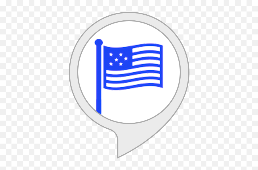 Amazoncom Us History Factoids Alexa Skills - Png American Flag Icon,Us Flag Status Icon