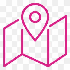 Barbie Pink Map 5 Icon - Free barbie icons Transparent Blue Map Icon png