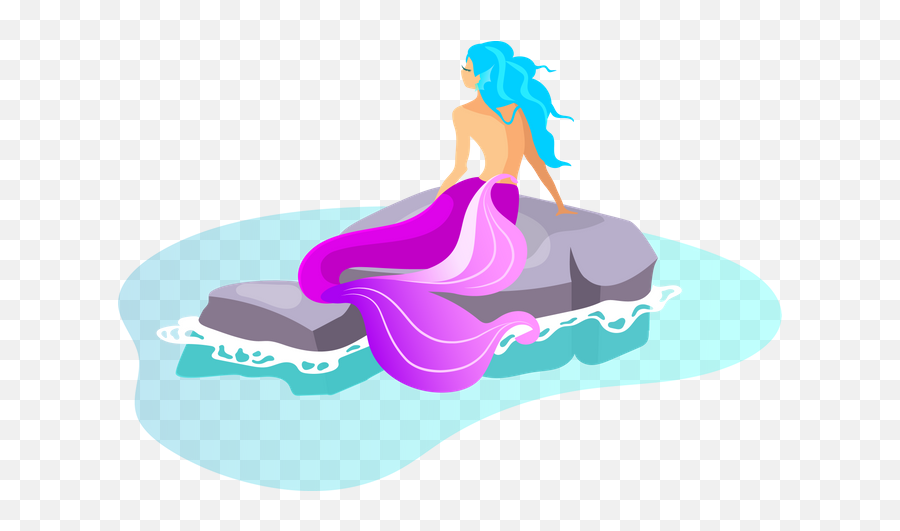 Mermaid Icon - Download In Colored Outline Style Sirens Greek Mythology Cartoon Png,Mermaid Icon To Help You