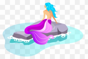 Mermaid Icon - Download in Colored Outline Style Sirens Greek Mythology Cartoon png
