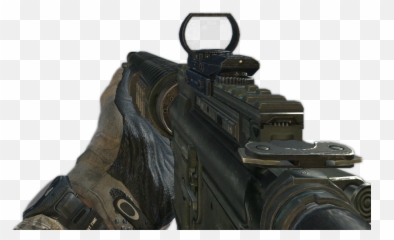 Download M16a4 Red Dot Sight Mw3 - Mw3 Red Dot Sight Png,Red Dot Transparent Background