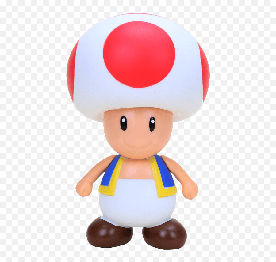 Super Mario 45u0027u0027 Figure Toad New - Mario Series Png,Luigi Plush Png