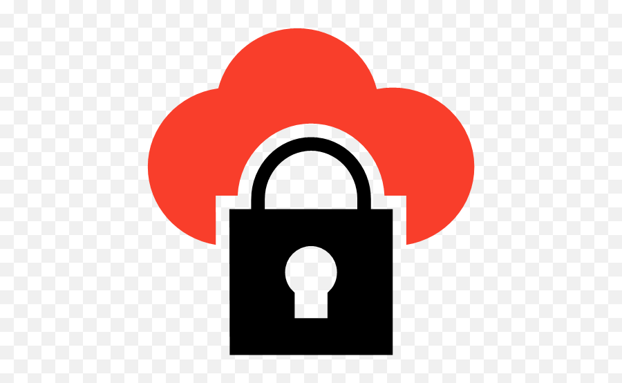 Lock Protect Secure Icon - Security Double Color Red And Png,Security Lock Icon