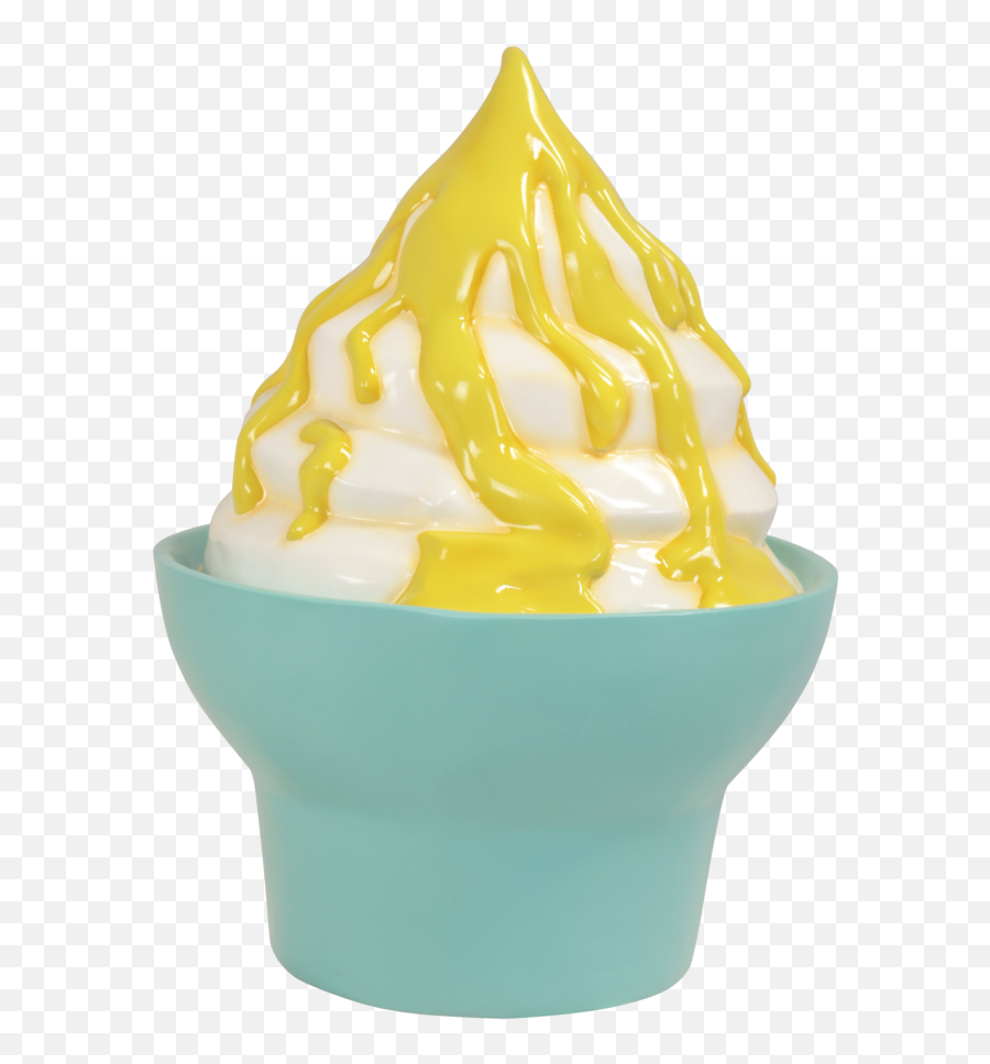 Ice Cream Cup Soft Serve Vanilla Sundae Over Sized Display Resin Prop Decor Statue - Soft Serve Ice Creams Png,Ice Cream Cup Png