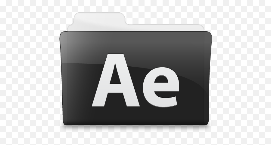 Folder Adobe After Effects Icon - Black Icons Softiconscom Sign Png,After Effects Logo Png