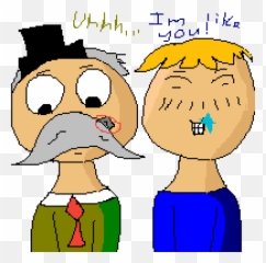 Totally Not A Fake Mustache Clipart - Cartoon png