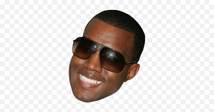 Or Kanye Wants To See His Face As It - Kanye West Without Beard Png,Kanye Face Png