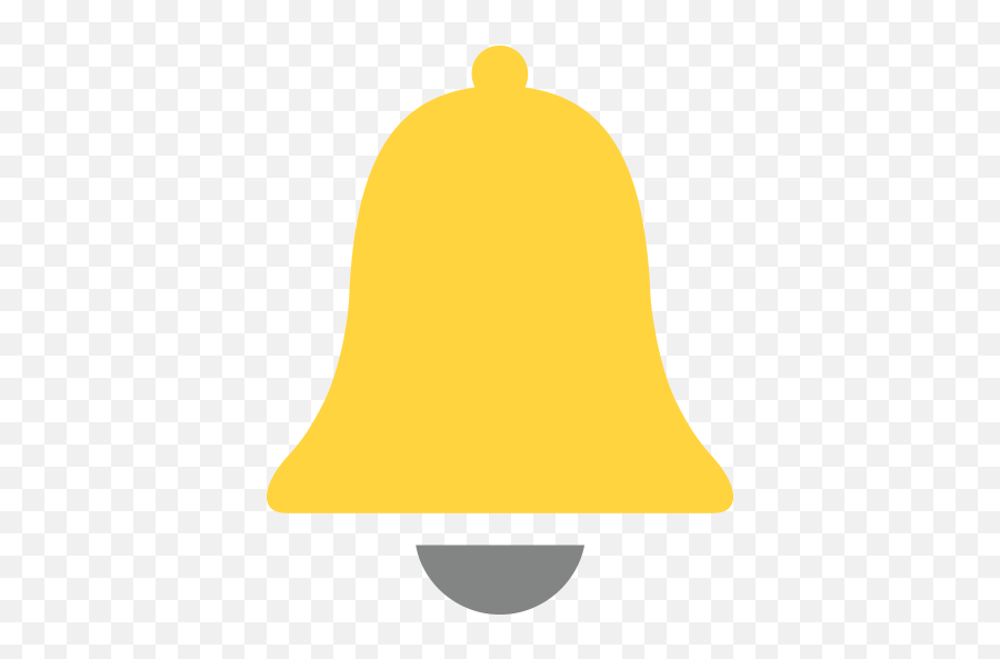 Bell Emoji Png Picture - Bell Emoji With Black Background,Bell Emoji Png