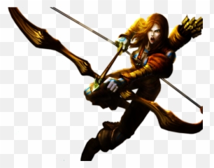 Woad Hunter Ashe Skin Png Image - Purepng Free Transparent League Of Legends Ashe,Hunter Png