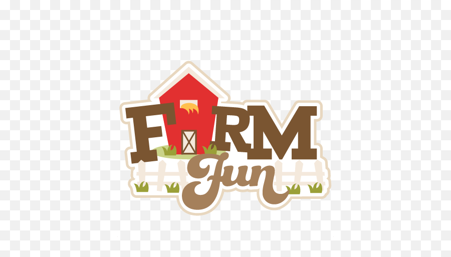 Farm Fun Title Svg Cut Files Animals Cutting - Farm Title Png,Funny Pngs