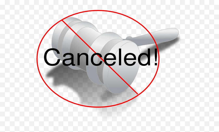 Download Court Canceled Clip Art - Court Cancelled Png,Cancelled Png