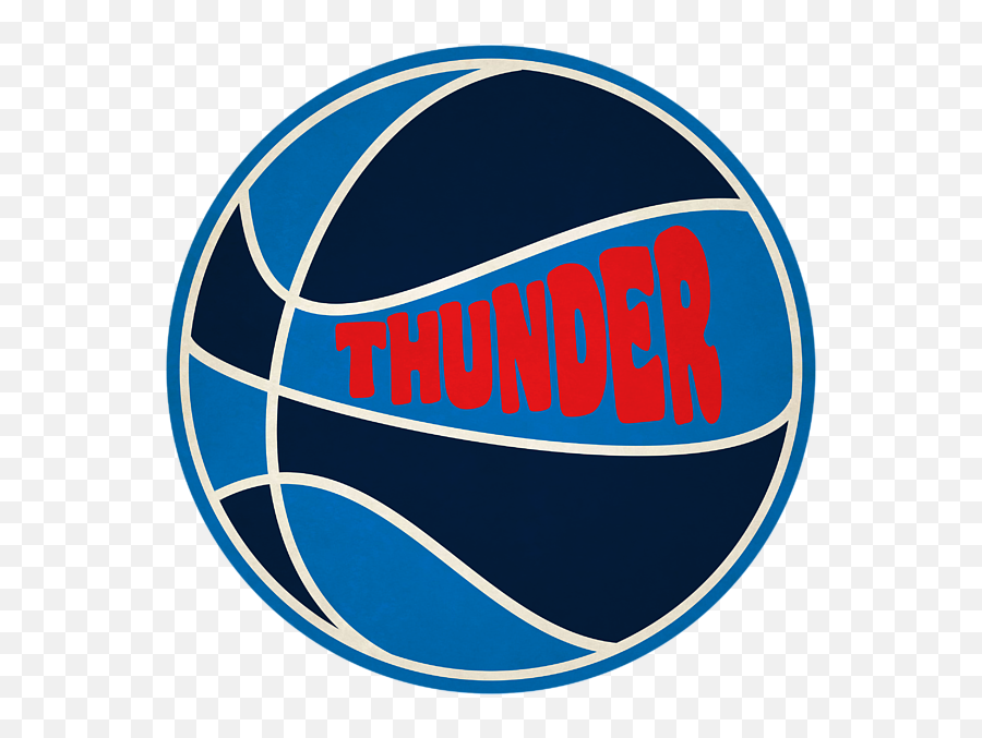 Download Oklahoma City Thunder Retro - Oklahoma City Thunder Transparent Sixers Old Logo Png,Okc Thunder Png