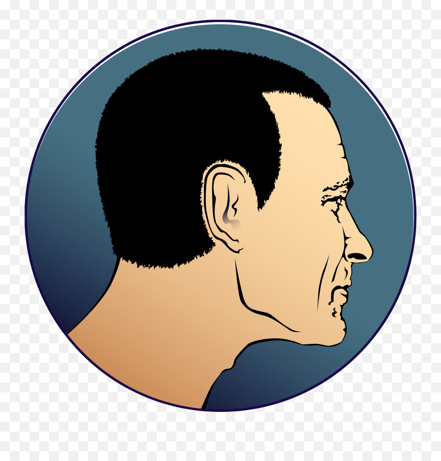 Hd Drake Clipart Face - Side Man Profile Png,Drake Face Png