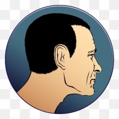Hd Drake Clipart Face - Side Man Profile Png,Drake Face Png