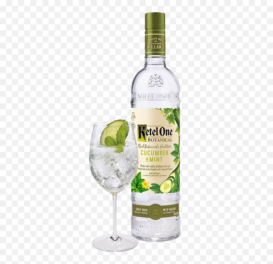 Ketel One Botanical Cucumber U0026 Mint Real Botanicals Fresh - Ketel One Botanical Cucumber And Mint Png,Mint Transparent