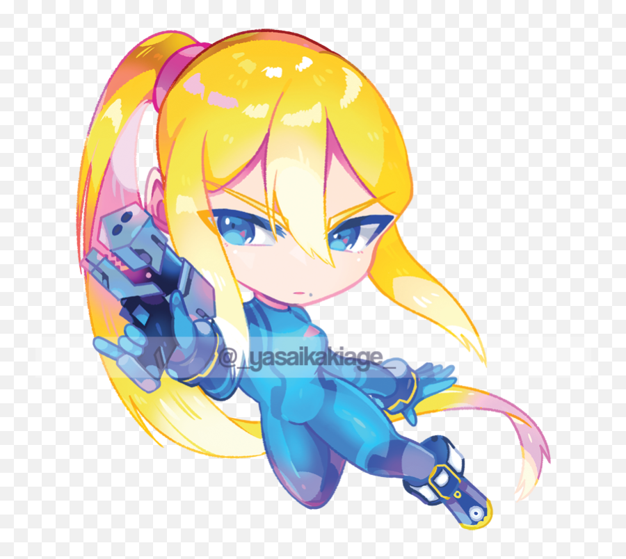 Download Zero Suit Samus Acrylic Charm - Chibi Zero Suit Samus Png,Zero Suit Samus Png