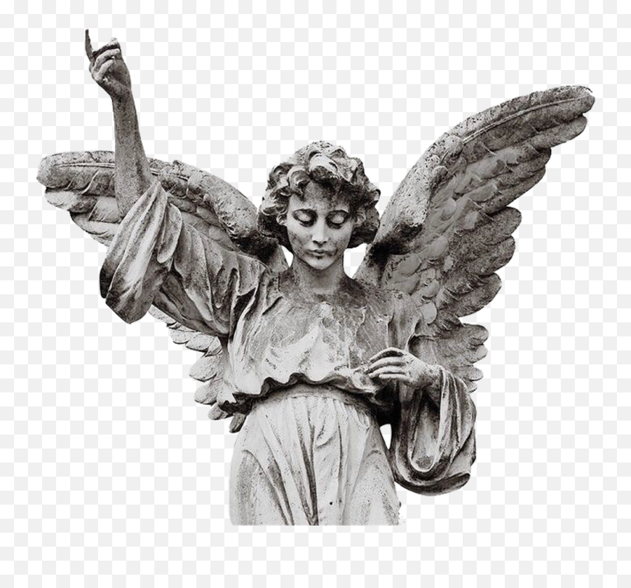 Angel Angelstatue Statue Pngs Png - Angel Statue White Background,Angel Png