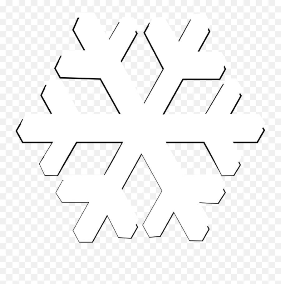 White Snowflake Transparent Background - White Snowflake Transparent Clipart Png,White Snowflake Transparent