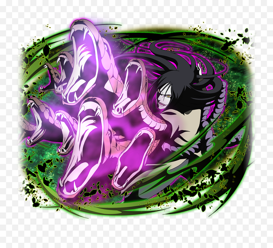 Download Hd Orochimaru - Naruto Blazing Orochimaru Winds Of Naruto Blazing Blazing Bash Orochimaru Png,Chaos Emerald Png