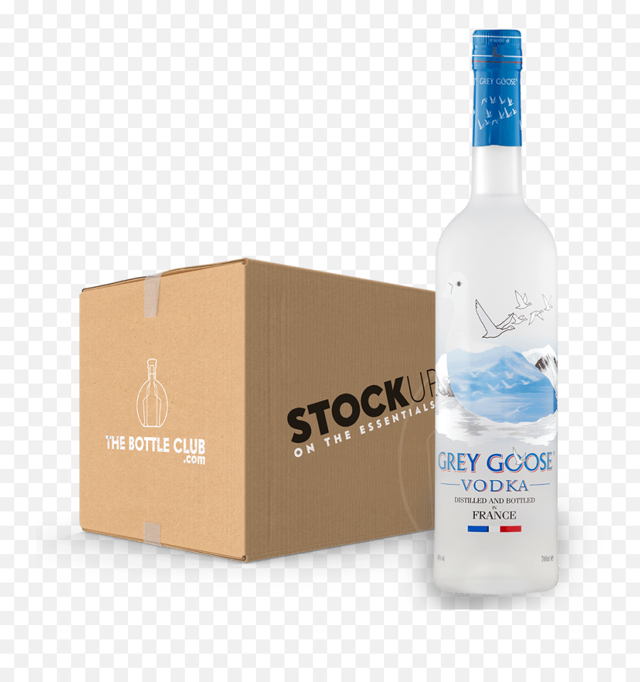 Buy Spirits Online Grey Goose Vodka Case Of 6 X 70 Cl Bottles The Bottle Club - Vodka Png,Grey Goose Png