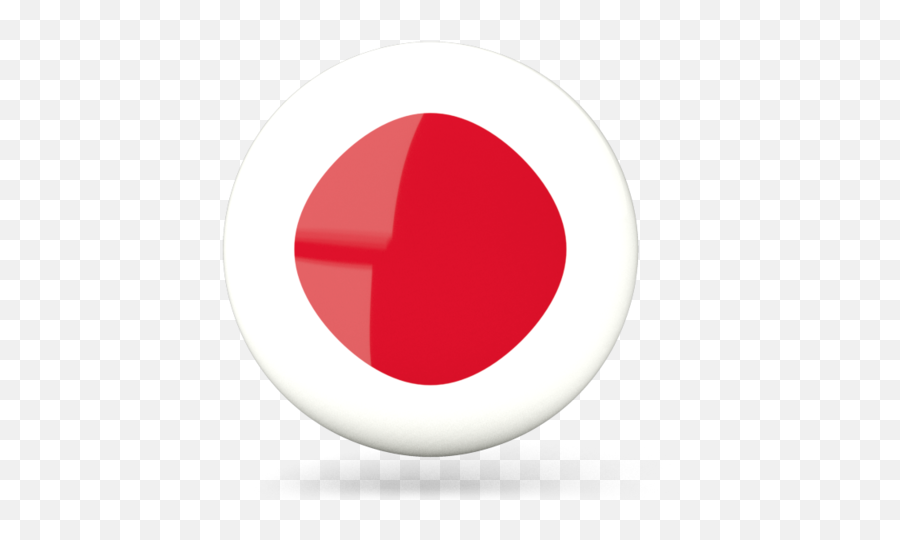 Glossy Round Icon - Circle Png,Japanese Flag Png