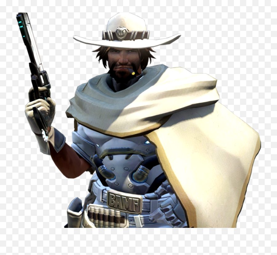 Download Hd Overwatch White Hat Mccree By Popokupingupop90 Png