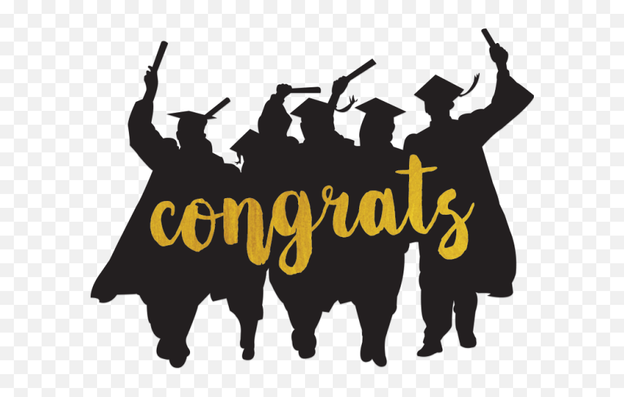 Download Free Png Gold Congrats Grads - Transparent Graduation Clip Art,Congrats Png