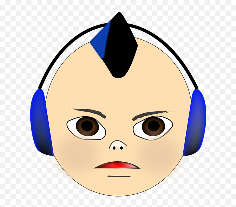 Boy Cartoon Mohawk - Cartoon Boy Funny Face Png,Mohawk Png