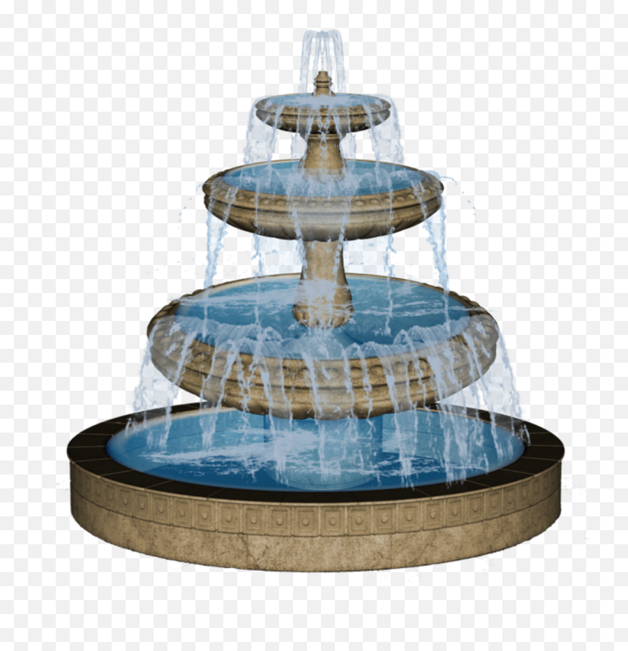 Freetoedit - Garden Water Fountains Png,Water Fountain Png