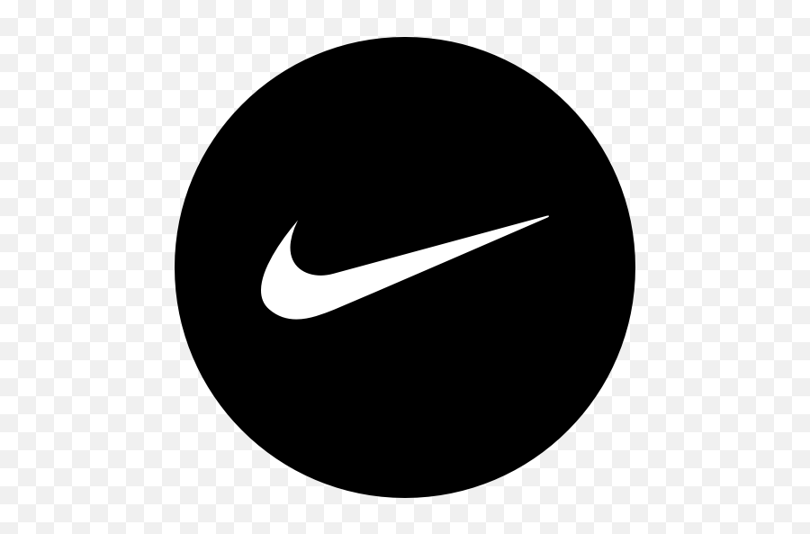 Nike Logo 512x512 - Circle Png,Nike Logo