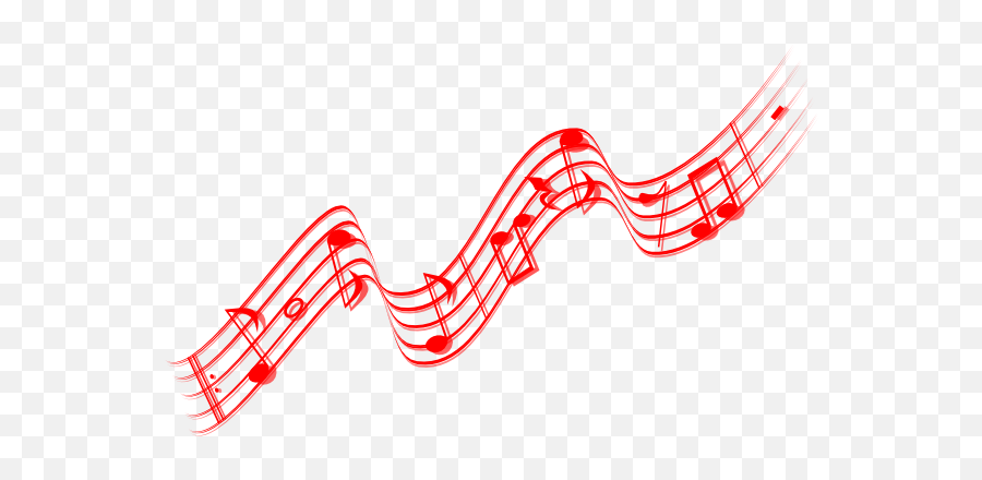 Music Note Border Clip Art - Red Music Notes Png,Music Border Png