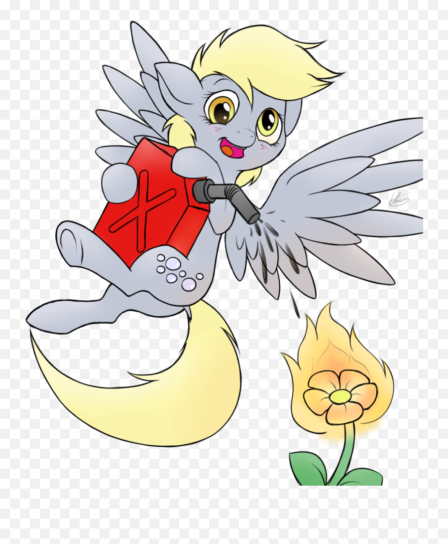 Jerry Png - Ethaes Derpy Hooves Fire Flower Gasoline Cartoon,Jerry Png