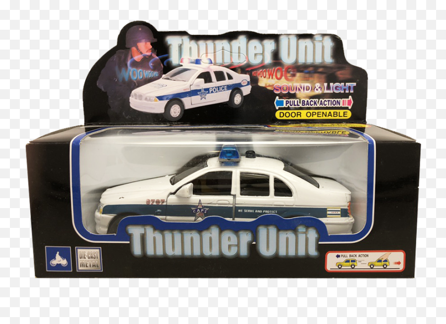 Thunder Unit 143 Scale Chicago Police Diecast Toy Squad Car - Sales Car Police Car Models Png,Police Lights Png